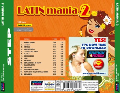 1-CD Latin Mania 2 – Energy 4 Fitness – Image 2