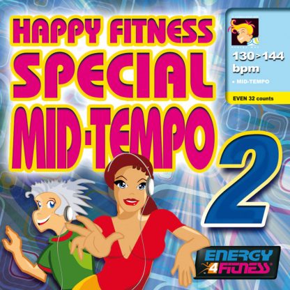 1-CD Happy Fitness Special Mid-Tempo 2 - Energy 4 Fitness