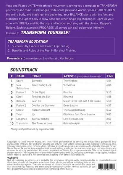 1-CD & DVD & Choreography Group Rx Transform Vol. 2 – Power Music – Image 2