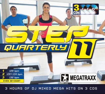 3-CD Step Quarterly 11 – Megatraxx – Energy 4 Fitness