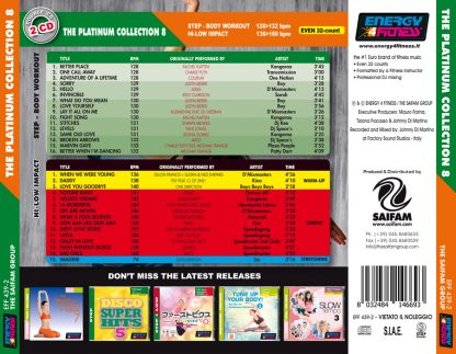 2-CD The Platinum Collection 8 – Energy 4 Fitness – Image 2