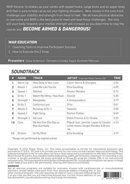 1-CD & DVD & Choreography Group Rx War Vol. 16 – Power Music – Image 2