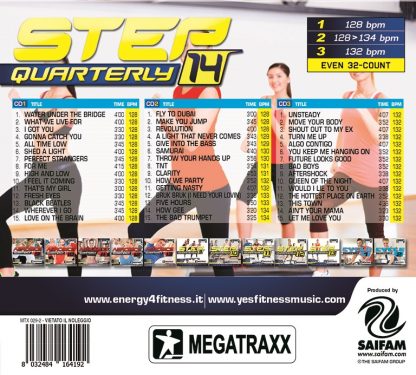 3-CD Step Quarterly 14 – Megatraxx – Energy 4 Fitness – Image 2