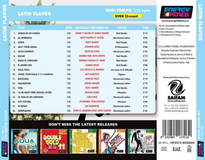 1-CD Latin Flavor (135) – Energy 4 Fitness – Image 2
