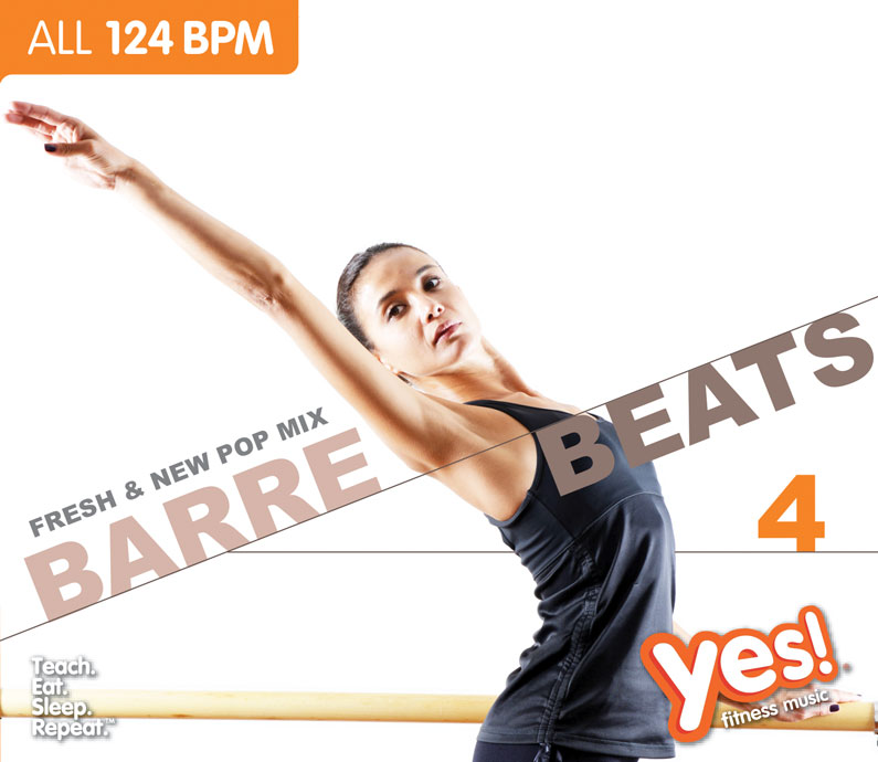 1CD Barre Beats 4 (124) Yes Fitness Music COCOline