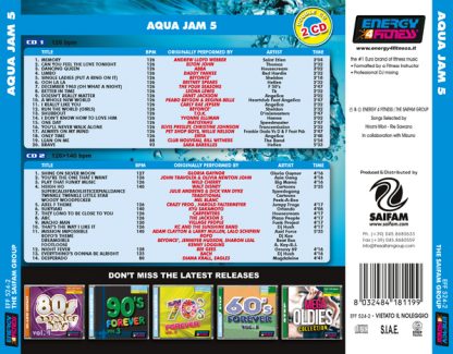 2-CD Aqua Jam 5 (Aqua & More Special Mix!) – Energy 4 Fitness – Image 3