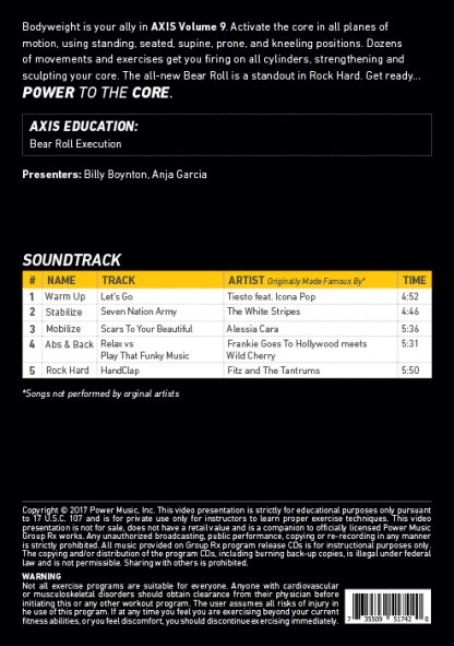1-CD & DVD & Choreography Group Rx AXIS Vol. 9 – Power Music – Image 2