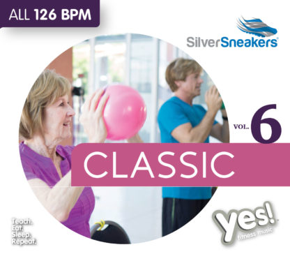 1-CD SilverSneakers Classic Vol. 6 (126) – Yes Fitness Music