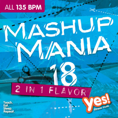 1-CD Mashup Mania 18 (135) – Yes Fitness Music