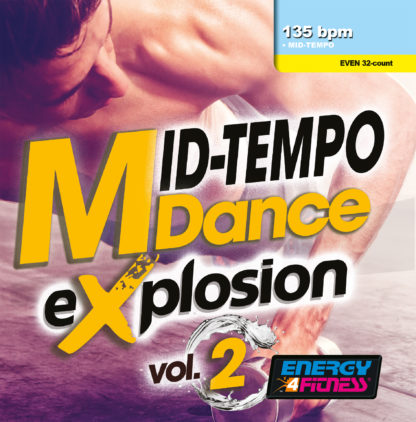 1-CD Mid-Tempo Dance eXplosion Vol. 2 (135) – Energy 4 Fitness