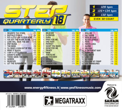 3-CD Step Quarterly 18 – Megatraxx – Energy 4 Fitness – Image 2